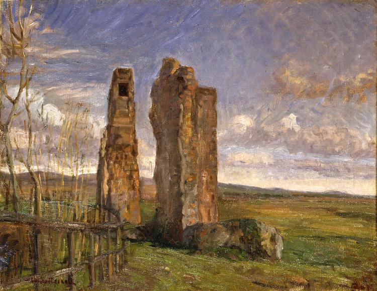 Albert Gottschalk Ruins in Campagna France oil painting art